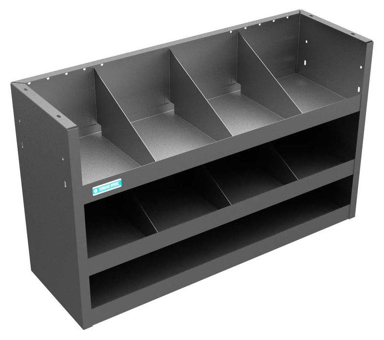 Welded 3-Shelf Unit w/ Dividers