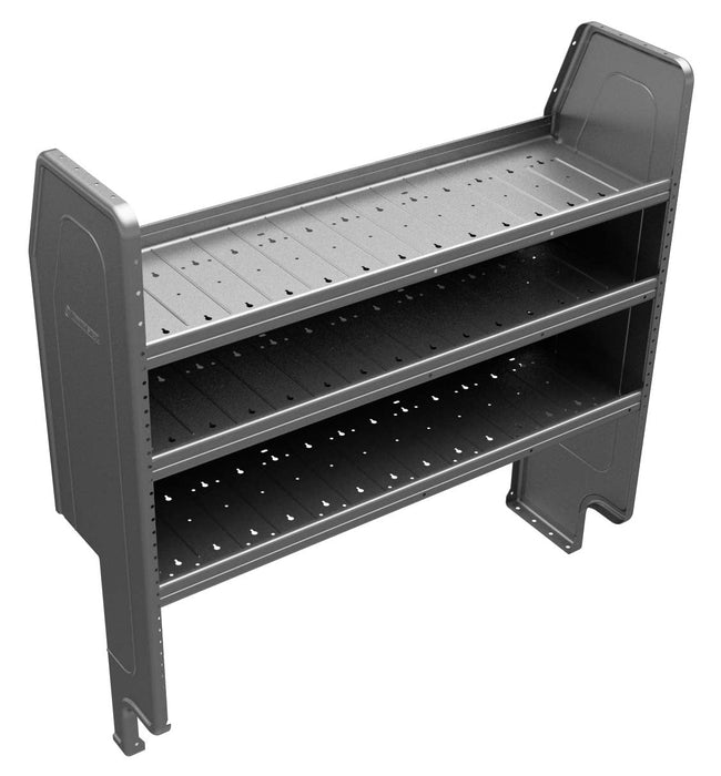 Adjustable 3-Shelf Unit w/ Rear Air Cutout