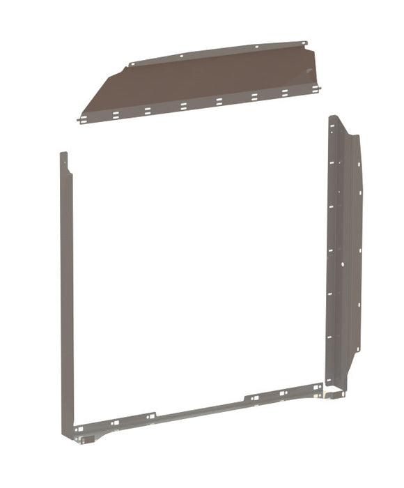 Steel Partition Mounting Kit, No-Drill